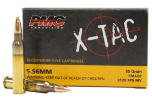 5.56mm 55 gr FMJ-BT X-TAC 20/Box