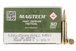 5.56mm 55 gr Full Metal Jacket 50/Box