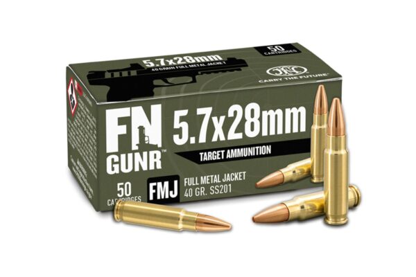 5.7x28mm 40gr FMJ FN GUNR 50/Box