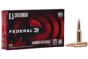 6.5 Creedmoor 120 gr Open Tip Match American Eagle 20/Box