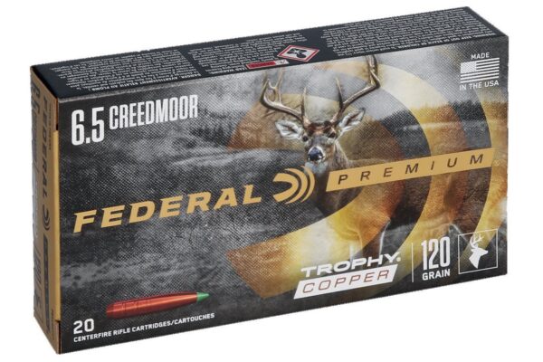 6.5 Creedmoor 120 gr Trophy Copper Vital Shok 20/Box