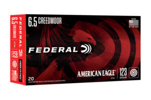 6.5 Creedmoor 123 gr Open Tip Match American Eagle 20/Box