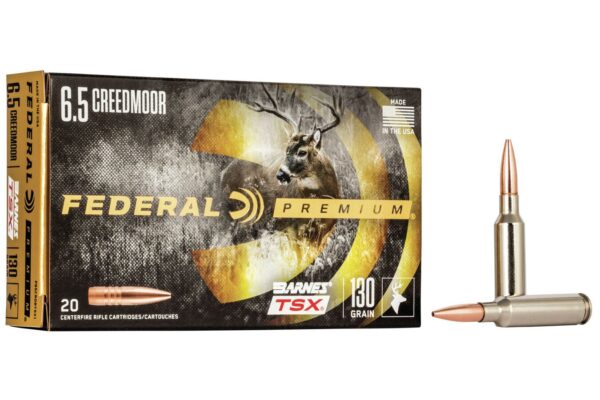 6.5 Creedmoor 130 gr Barnes TSX Hollow Point 20/Box