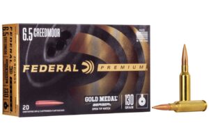 6.5 Creedmoor 130 gr Hybrid OTM Gold Medal Berger 20/Box