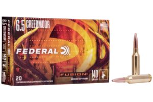 6.5 Creedmoor 140 gr Soft Point Fusion 20/Box