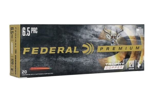 6.5 PRC 120 gr Trophy Copper 20/Box