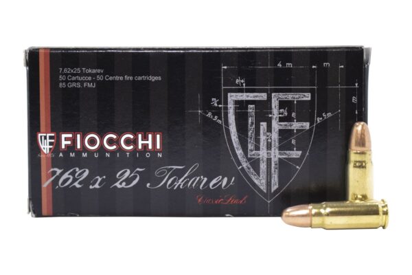 7.62x25MM Tokarev 88 gr FMJ 50/Box