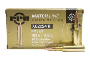 7.62x54mm R 182 gr FMJ Match Line 20/Box