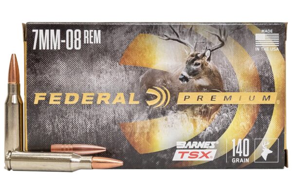 7mm-08 Remington 140 gr Barnes TSX Hollow Point 20/Box