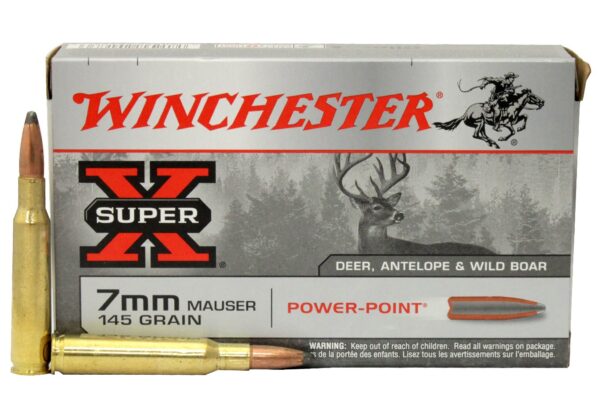 7mm Mauser (7x57mm) 145 gr Power-Point JSP Super X 20/Box