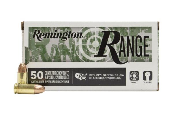 9mm 115 Gr FMJ Range 50/Box