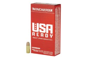 9mm Luger 115 GR FMJ Flat Nose USA Ready 50/Box