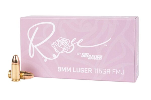 9mm Luger 115 gr FMJ Rose 50/Box