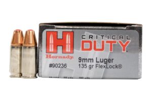 9mm Luger 135 gr FlexLock Critical Duty 25/Box