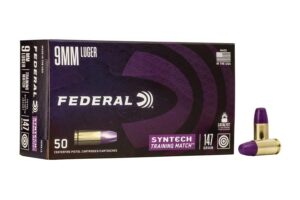 9mm Luger 147 gr TSJ Syntech Training Match 50/Box