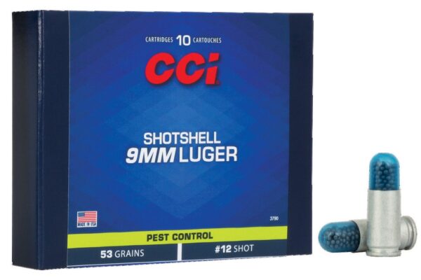 9mm Luger 53 gr #12 Shotshell 10/Box