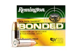 9mm +P 124 Grain JHP Golden Saber Bonded 20/Box